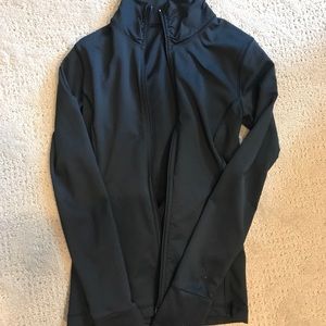 Black Reebok Peplum Workout Jacket